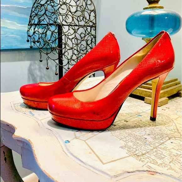 Michael Kors Shoes - Michael Kors, Red Heels, Stunning! Size 7.5